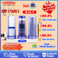Authentic 7 in 1 Water Filter Water Purifier Thicken 10 Inchs Alkaline Water Purifier filter faucet Complete Set. 
