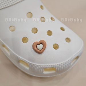 Charm gắn dép cross mẫu gấu A44 sticker gắn dép sục