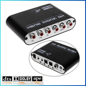 CEPAT Digital Surround Decoder to Active Speaker 5.1 Converter Dolby Channel Stereo Audio Amplifier