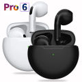 Kimp Pro6 Wireless Earbuds Bluetooth Earphone Touch Control with Mic Waterproof TWS Stereo Headphone Headset Sport. 