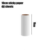 Reusable Sticky Lint Roller Paper Refill Sticker Dust Hair Pet Fur Removal Sofa Sheet Cleaner
