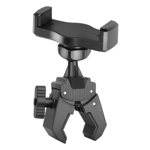 Flexible Smartphone Owner For Three Wheeled Car Display Mounting 4-7inch Device Support Against Slip Rubberized Grip Permanent Plastic Building