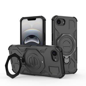 Funda For iPhone 16e Shockproof Armor Protection Phone Case For iPhone 16 e iPhone16e 2025 Car Magnetic Holder Back Cover