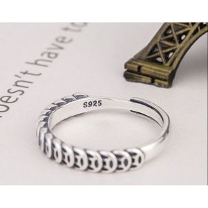 ◐☎♦ rings 【真的很灵】纯银五帝铜钱戒指女男招财转运金钱指环麻将稳赢必发 xiaomaixia.my11.14现货