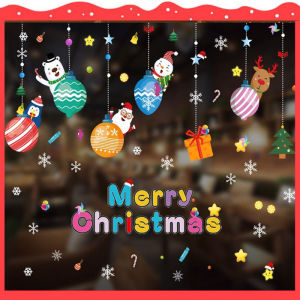 DECAL NOEL - Hít Tĩnh Điện Mừng Giáng Sinh Merry Christmas - Dây Treo Trang Trí-WQSD-JDT-07(50*70cm)