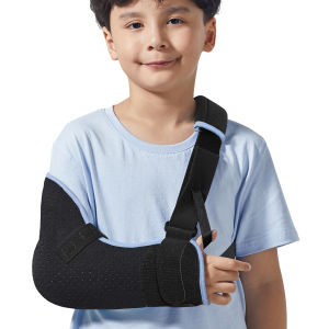 VELPEAU Arm Sling for Arm Sprain and Fracture Medical Forearm Immobilizer Shoulder Support for Kids Adjustable and Breathable