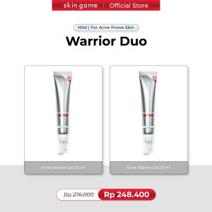 Skin Game Acne Warrior Duo - Paket Untuk Kulit Berjerawat