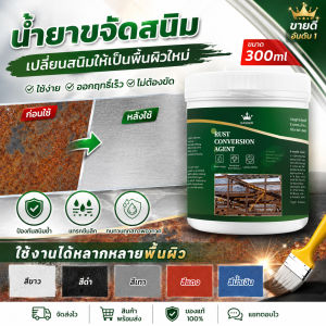 🔥ไม่เป็นสนิมหรือสีลอก 100 ปี🔥สีกันสนิม สีทาเหล็กกันสนิม สีกันสนิมเหล็ก สีทาเหล็กสนิม สีกันสนิมแบบทา กันสนิมเหล็ก สีทาสนิม กำจัดสนิม สีทากันสนิม2in1 rust remover 1 นาทีแห้งไว สีน้ำมัน ไม่ต้องขัด ใช้ในบ้านและนอกบ้านได้หมด