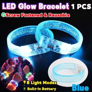 8 color LED Bracelet Lights Glow Sticks Bracelets Light Christmas Party LED Christmas 8 Colors Pen Lights LED Bracelet