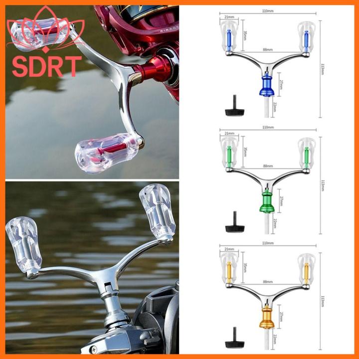 SDRT เป็นรูกลวง ที่จับรอกตกปลา อะลูมิเนียมอัลลอยด์ พับเก็บได้ รอก ...