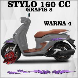 stiker stylo 160 cc grafis 8 - stiker decal transparan honda stylo 160 cc grafis 8