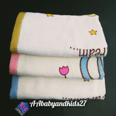 1 PC Handuk Mandi Bayi Twin Ukuran 50x100 CM