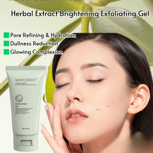 【Remove Blackheads/Lighten Pores】Herbal Extract Brightening Exfoliating Gel Facial Deep Cleansing Pore Exfoliating Gel Deep Cleansing Pore Exfoliating Gel Facial Scrub Exfoliating Gel 草本提取物焕亮去角质啫喱