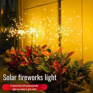 5 colorful LED solar garden lights without electricity high-end balcony outdoor lawn lights