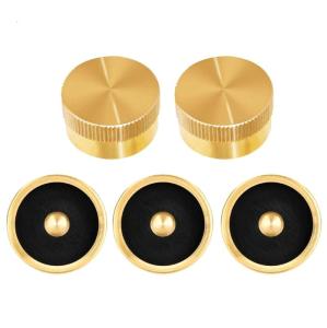 Pack of 5 Brass Propanes Bottle Caps Durable Propanes Tanks Covers For Camping Heaters Grilling Accessories