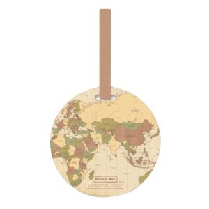 World Map Tag Koper Luggage Tag 2pcs Travel Tag Bag Tag Travel Luggage Tag Label Koper J40