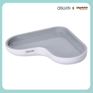 ASWEI A2118 Love Shaped Shelf - Rak Sudut Berbentuk Love Minimalis Disain
