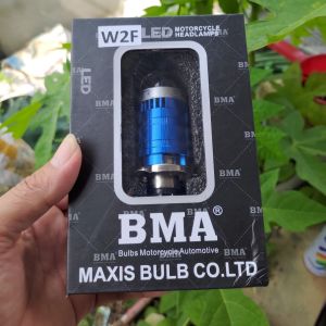 Đèn LED Pha Bi Cầu W2F BMA  50W Chân H4 Lắp như zin Các Dòng Xe Máy Ô Tô  đèn sài được cả điện máy và điện bìnhCó Trợ Pha Laser