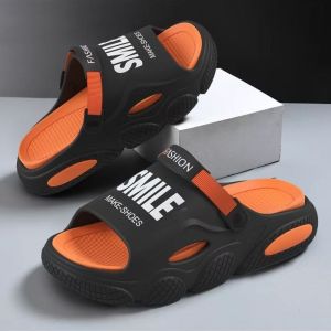 Free Shipping MenS Summer Slippers Suitable For Drivers To Wear Outdoors While Driving 2026 New Style Non-Slip Thick-Soled For Home Use Beach Sports And Outdoor Activities