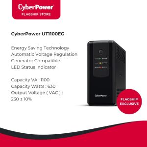 CyberPower UPS UT1100EG 1100VA/630W FLAGSHIP STORE EXCLUSIVE