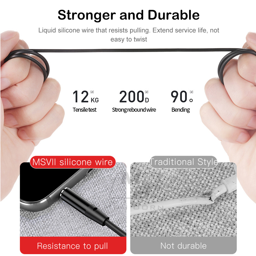 Wired In-ear Earbuds Noise Cancelling Silicone Sleeping Headphones_voghion.com