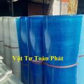 ( Khổ cao 1.2m) Tấm tôn nhựa phẳng Caro lấy ánh sáng màu trắng đục/ màu xanh che nắng mưa. 