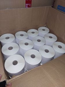 1BOX/24PCS THERMAL WAYBILL A6 ROLL TYPE 500sheets