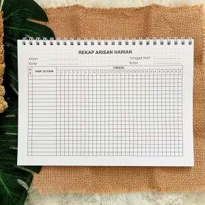 BUKU ARISAN JILID SPIRAL ISI 100 HAL - NON CUSTOM