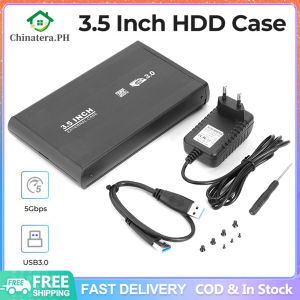 [Fast Delivery] 3.5 inch Hard Disk Drive Case SATA to USB3.0 Adapter External HDD Enclosure