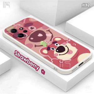 (Lokal Ready) Casing hp Xiaomi Poco X5 5G Poco M4 Pro Poco M3 Pro Poco X3 GT F4 GT X3 Pro X3 NFC M5S Kartun Cute Losto Strawberry Bear Manyo Soft Case