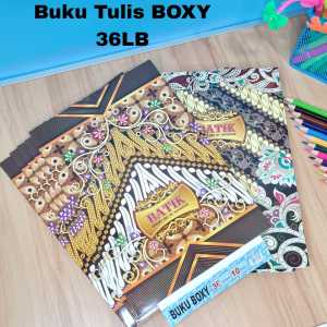 SOS Buku Tulis X-Book BOXY Besar 36 Lembar (10bk) BigBoss/ Buku Catatan / Buku
