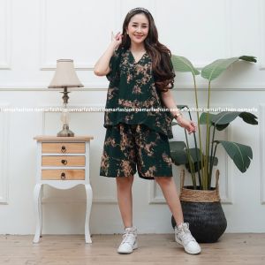 KENAN-PIYAMA SET ASTRID JUMBO LD 120 BAHAN RAYON BB MULAI 45-85 KG || MOTIF TIE DYE