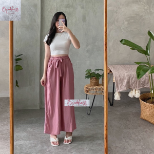 Celana Kulot Premium Rayon Stylish Adem & Praktis Cocok untuk Kerja Hangout & Daily Wear