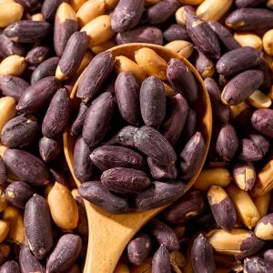 即食烤紫衣花生黑皮花生零食独立包装 Instant Roasted Purple Peanuts Black Skin Peanut Snacks Individually Packaged