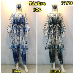 SeteLan Set Tiedye Cave Rayon Terbaru & Kekinian Big Size XXL- XXXXXL 3766# 3767