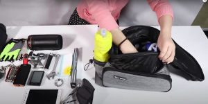 Bike Luggage Bag by WEST BIKING [with free Raincover] Rear Rack Cycling Bag and Extendable Siding