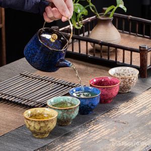 Bộ Ấm Chén Sứ Ngọc Men Rạn Cổ Điển Ngũ Sắc – Hộp Gỗ Sang Trọng Quà Biếu Nghệ Thuật Cao Cấp