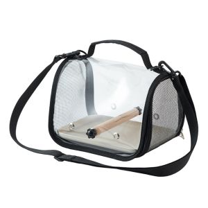 OUTOPEN Di động Túi xách chim Lưới thoáng khí Gấp lại Túi xách Parrot Out Đa năng Xóa cửa sổ Lồng chim du lịch Du lịch ngoài trời