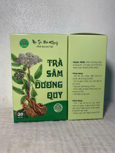 Trà túi lọc sâm đương quy Bảo Khang (hộp 20 gói) sâm đương quy bồi bổ cơ thể phòng tai biến bổ máu
