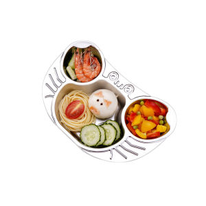 SSGP 304 Anti-Bacterial Stainless Steel Children Dinning Food Plate