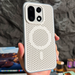 Heat Dissipation Magnetic For Magsafe Wireless Charge Case For OnePlus 6 5 Pro 15 13 Shockproof Cooling Breathable Bumper Cover