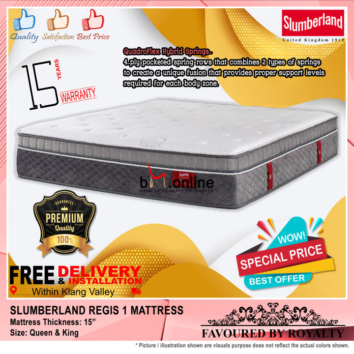 FREE DELIVERY PREMIUM QUALITY BEST BUY 15” SLUMBERLAND TEMPSMART™ 5.0 ...