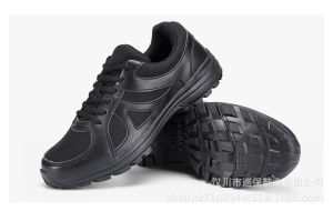 New black sports shoes for men outdoor hiking shoes shock-absorbing breathable cross-country running shoes multi-functional training shoes ultra-lightweight
