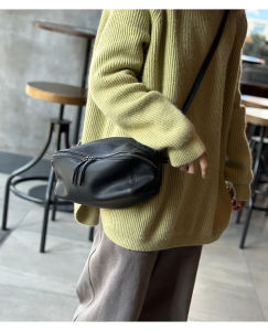 Terbaru 2025 Tas Selempang Bahu Wanita Ringan Kulit Asli Santai Baru Tas Serbaguna Kulit Sapi Lembut Retro