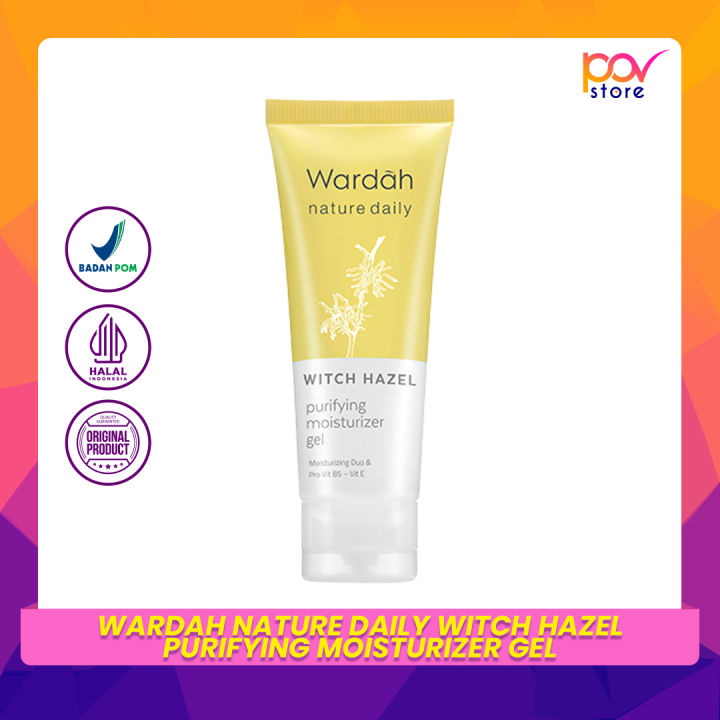 Wardah Nature Daily Witch Hazel Purifying Moisturizer Gel POV