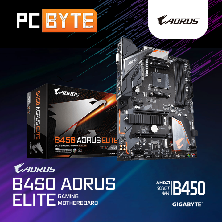 【新品・未開封】GIGABYTE B450 AORUS ELITE Amazon.com: Gigabyte B450 Aorus Elite Motherboard Intel AMD