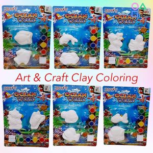 Art & Craft Clay Colouring Ocean World (Seni & Caft Pewarnaan Tanah Liat Dunia Laut) Art & Craft 海洋世界粘土着色