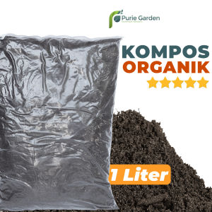 Kompos Murni Pupuk Kandang Media Tanam 1 Liter Purie Garden