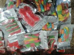 gummy candies on party pack and pasalubong 1pack