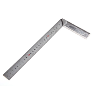 1Pc Portable 30cm Stainless Steel Right Measuring Angle Square Ruler New
